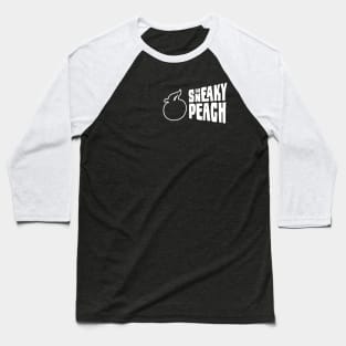 The Sneaky Peach Logo Baseball T-Shirt